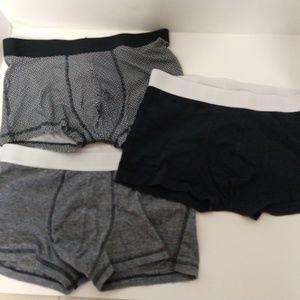 H&M 3-pack  boxer briefs, dark blue colors
